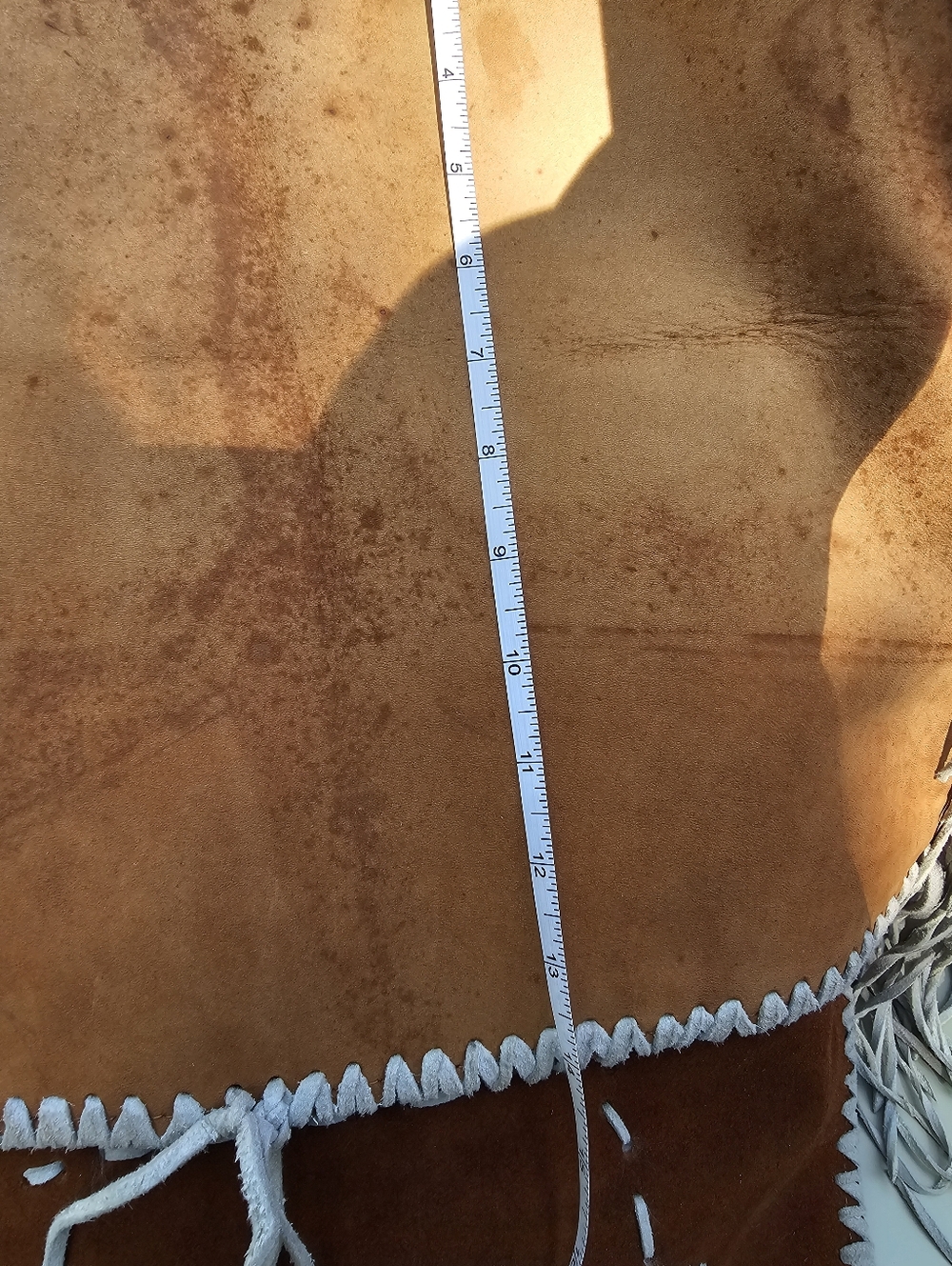Vintage Leather Forager Herbalist Bag White Fox Fur Fringe Herb Book Bundle - Picture 11 of 17